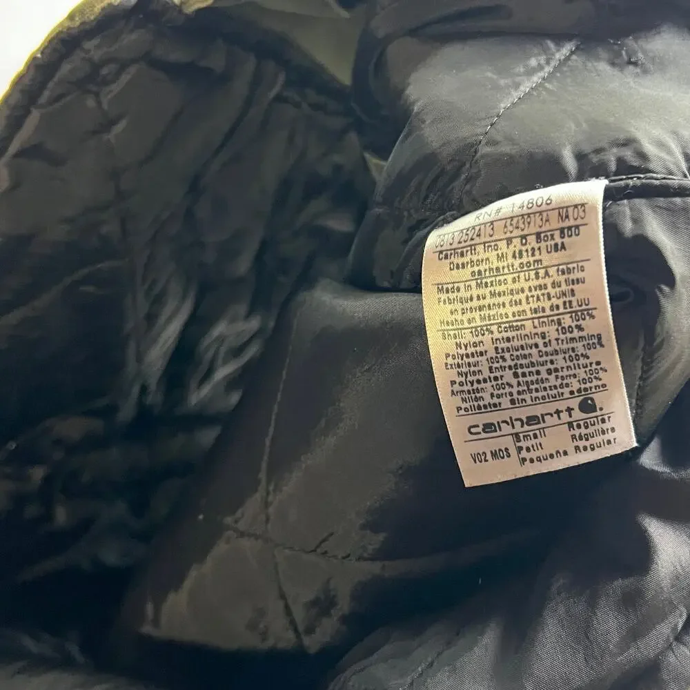 Carhartt V02 MOS green quilted work wear vest - Picture 5 of 5
